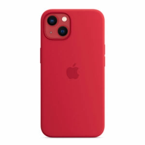 כיסוי לאייפון 13 מקורי אדום Product RED סיליקון תומך MagSafe