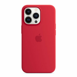 כיסוי לאייפון 13 פרו מקורי אדום Product RED סיליקון תומך MagSafe