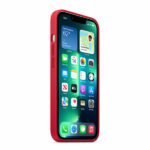 כיסוי לאייפון 13 פרו מקורי אדום Product RED סיליקון תומך MagSafe