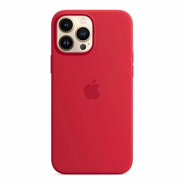 כיסוי לאייפון 13 פרו מקס מקורי אדום Product RED סיליקון תומך MagSafe