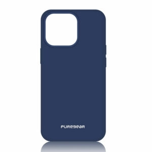 כיסוי לאייפון 13 פרו מקס כחול סיליקון רך ונעים למגע PureGear Softek