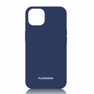 כיסוי לאייפון 13 כחול סיליקון רך ונעים למגע PureGear Softek