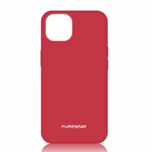 כיסוי לאייפון 13 אדום סיליקון רך ונעים למגע PureGear Softek