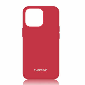 כיסוי לאייפון 13 פרו אדום סיליקון רך ונעים למגע PureGear Softek