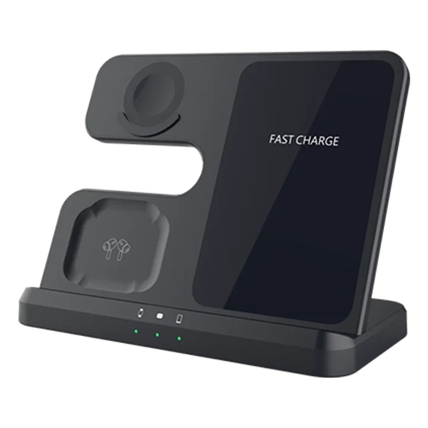 מטען אלחוטי 3 ב-1 20W לסמארטפון, Galaxy Buds ושעוני סמסונג בו זמנית | Miracase MQIW510