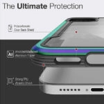 כיסוי לאייפון 12 פרו מקס X-Doria צבעוני אלומיניום חזק Raptic Shield