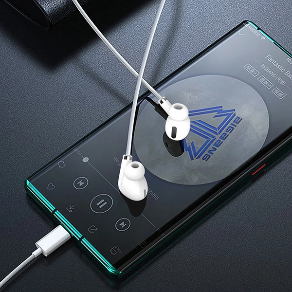 אוזניות לאייפון XO עם מיקרופון מובנה EP24 לבן
