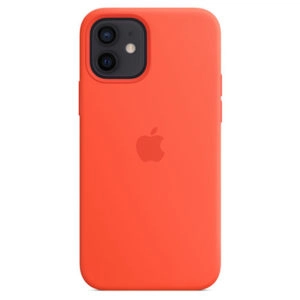 כיסוי לאייפון 12 מקורי תפוז אלקטרוני סיליקון תומך MagSafe