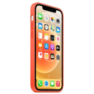 כיסוי לאייפון 12 מקורי תפוז אלקטרוני סיליקון תומך MagSafe