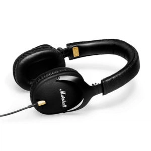 אוזניות מרשל Marshall Monitor חוטיות שחור עם שמע באיכות סטודיו