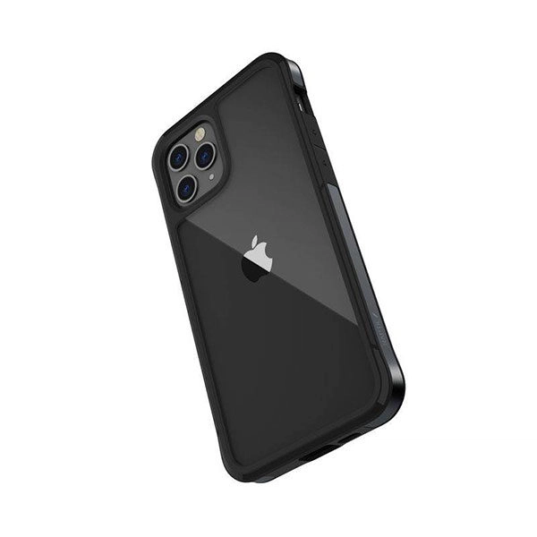 כיסוי לאייפון 12 פרו מקס שחור שקוף דק ועמיד Raptic Edge