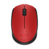 עכבר אלחוטי למחשב Logitech M171 עם מבנה קומפקטי אדום