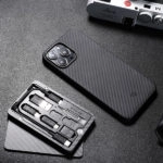כיסוי לאייפון 13 פרו PITAKA MagEZ Case 2 תומך MagSafe שחור אפור
