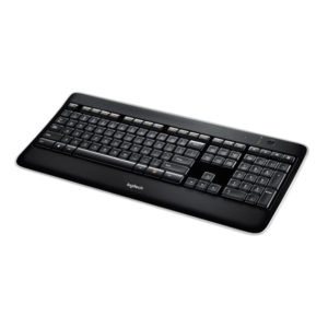 מקלדת אלחוטית Logitech Illuminated Keyboard K800 שחור