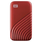 כונן קשיח SSD קומפקטי חיצוני 1 טרה Western Digital My Passport אדום
