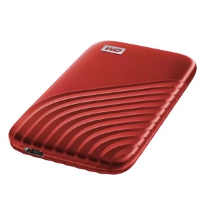 כונן קשיח SSD קומפקטי חיצוני 1 טרה Western Digital My Passport אדום