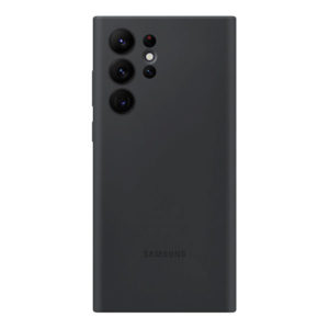 כיסוי לגלקסי S22 אולטרה מקורי סיליקון שחור Samsung Silicone Cover