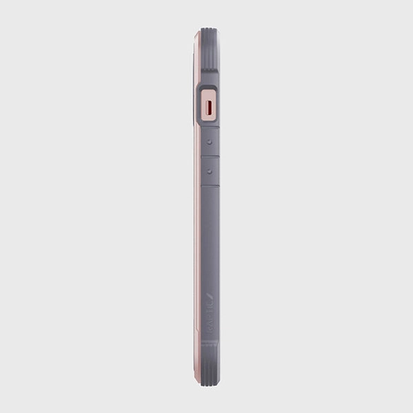 כיסוי לאייפון 13 X-Doria ורוד שקוף עמיד במיוחד Raptic Shield Pro