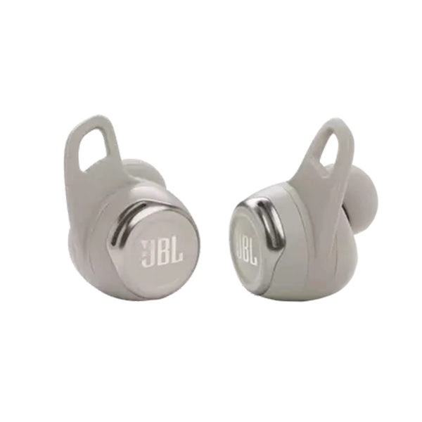 אוזניות ספורט אלחוטיות לבנות עם מנגנון לביטול רעשים JBL Flow Pro
