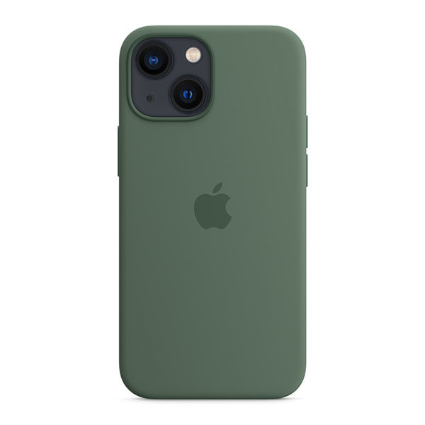 כיסוי לאייפון 13 מיני ירוק אקליפטוס מקורי סיליקון תומך MagSafe