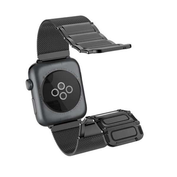 רצועה ל-Apple Watch אל חלד Classic Plus Raptic 38/40/41mm שחור