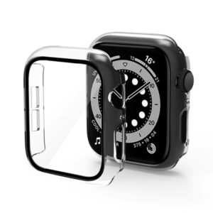 כיסוי ל-Apple Watch שקוף שחור 44 מ"מ אלגנטי