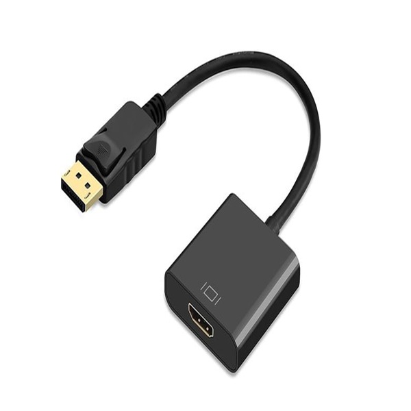 מתאם DP ל HDMI שחור Peaklinc 4K