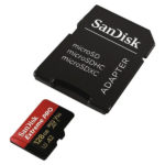 כרטיס זיכרון 128 ג'יגה Extreme Pro UHS I CARD סאן דיסק כולל מתאם