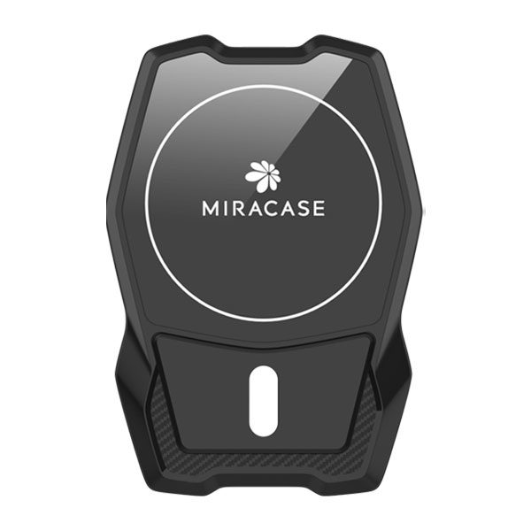 מעמד לרכב טעינה אלחוטי למזגן לאייפון 12 ומעלה תומך MagSafe שחור Miracase
