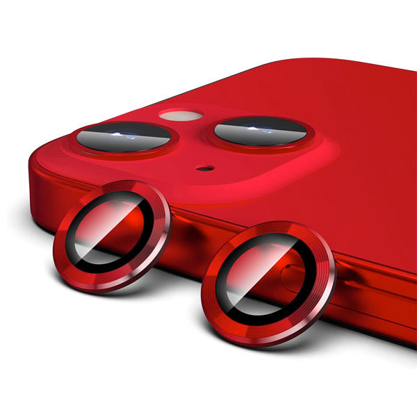 Un2מגן מצלמה לאייפון מיני 13 אדום איכותי וחזק