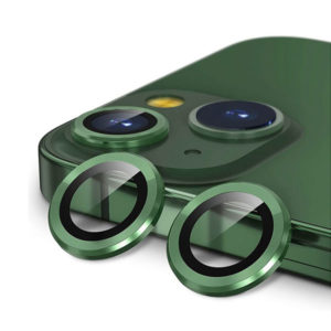 מגן מצלמה לאייפון מיני 13 ירוק איכותי וחזק