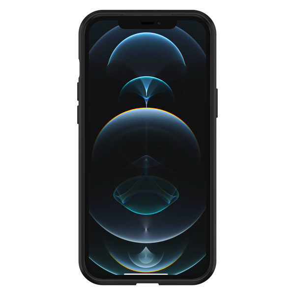 כיסוי לאייפון 12 פרו מקס שקוף שחור Otterbox React דק ועמיד במיוחד