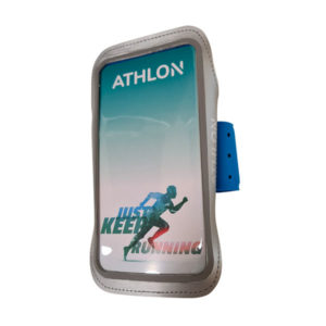 נרתיק ריצה לסמארטפון כחול Athlon איכותי סופג זיעה לזרוע
