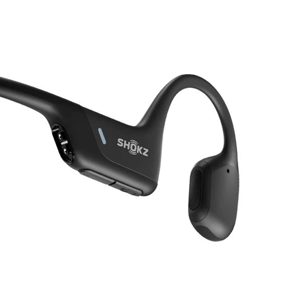 אוזניות עצם אלחוטיות Shokz OpenRun Pro עמידות במים שחור