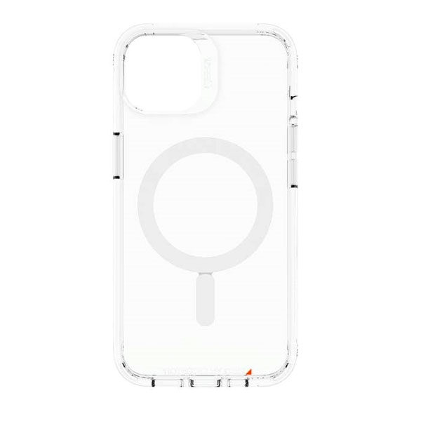 מגן אייפון 13 פרו שקוף תומך Mag-Safe חזק במיוחד Gear4 Crystal