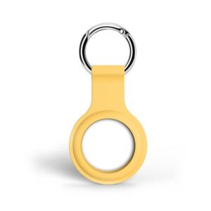 כיסוי ל Airtag מחזיק מפתחות צהוב Target סיליקון