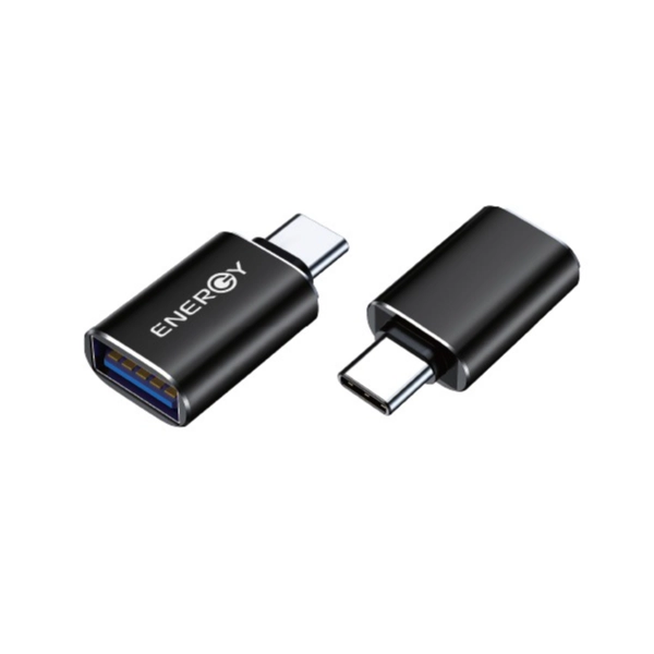מתאם Usb C ל Usb A נקבה Energy שחור 1