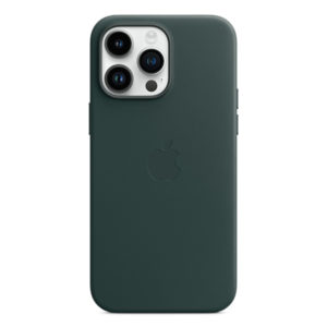 כיסוי לאייפון 14 פרו מקס מקורי ירוק יער עור תומך MagSafe