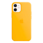 כיסוי מקורי לאייפון 12 מיני צהוב חמניה תומך MagSafe