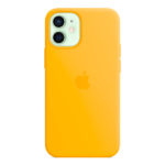 כיסוי מקורי לאייפון 12 מיני צהוב חמניה תומך MagSafe