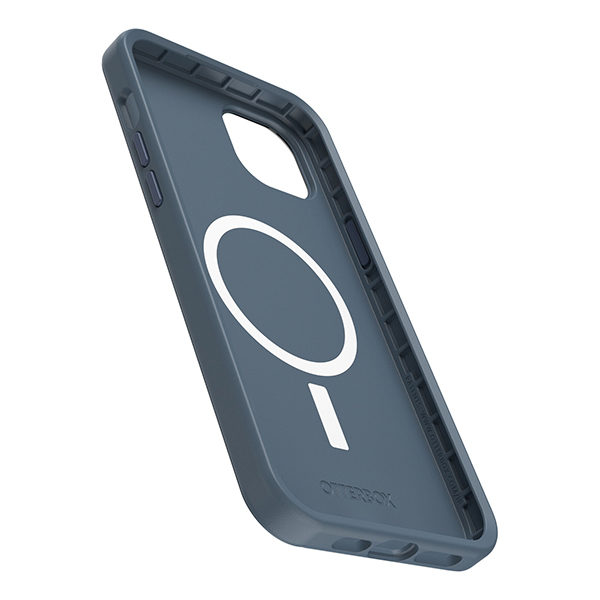 כיסוי לאייפון 14 פלוס כחול Otterbox Symmetry תומך MagSafe חזק