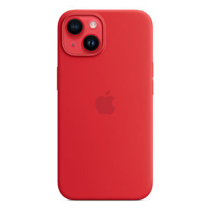 כיסוי לאייפון 14 פלוס אדום Red Product סיליקון מקורי תומך MagSafe