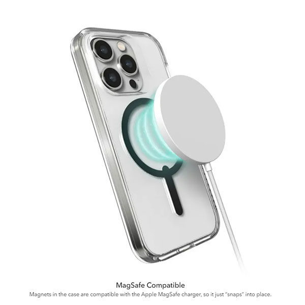 כיסוי לאייפון 14 פרו מקס שקוף שקיעה Gear4 Milan Snap תומך MagSafe