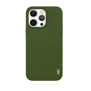 כיסוי לאייפון 14 פרו ירוק סיליקון עם מגנט מובנה Grip Case