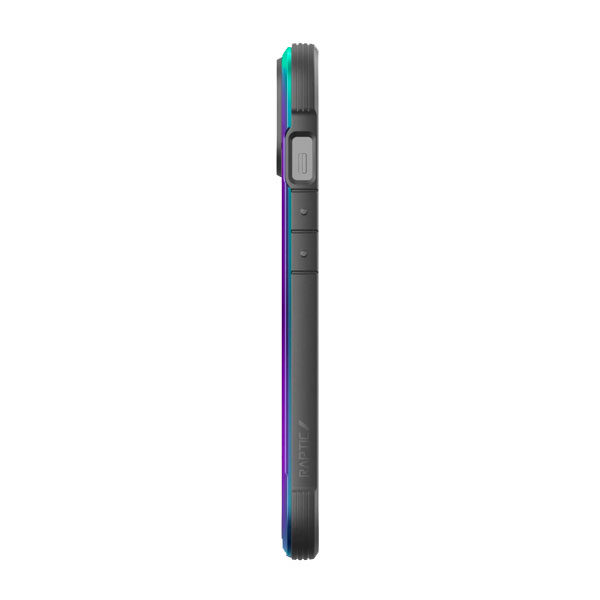 כיסוי לאייפון 14 פלוס צבעוני שקוף אלומיניום Raptic Shield