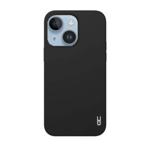 כיסוי לאייפון 14 פלוס שחור סיליקון עם מגנט מובנה Grip Case