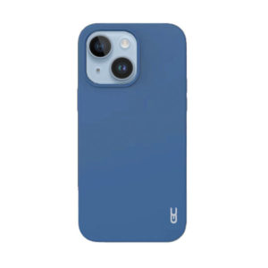 כיסוי לאייפון 14 פלוס כחול סיליקון עם מגנט מובנה Grip Case