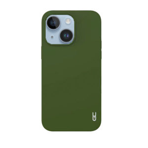 כיסוי לאייפון 14 ירוק סיליקון עם מגנט מובנה Grip Case