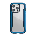 כיסוי לאייפון 14 פרו מקס כחול שקוף אלומיניום Raptic Shield