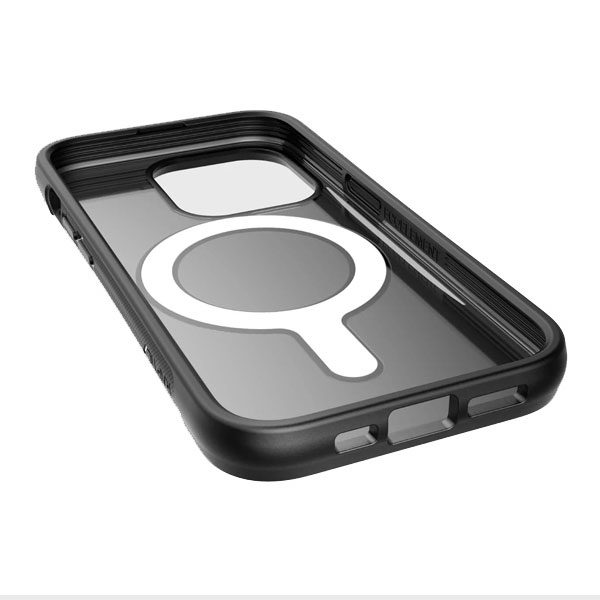 כיסוי לאייפון 14 פרו שחור עמיד Raptic Clutch תומך MagSafe